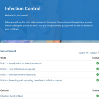 Infection Control Online Course | CPD Approved Training