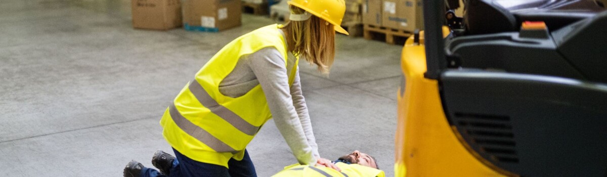 Worker injured after manual handling equipment