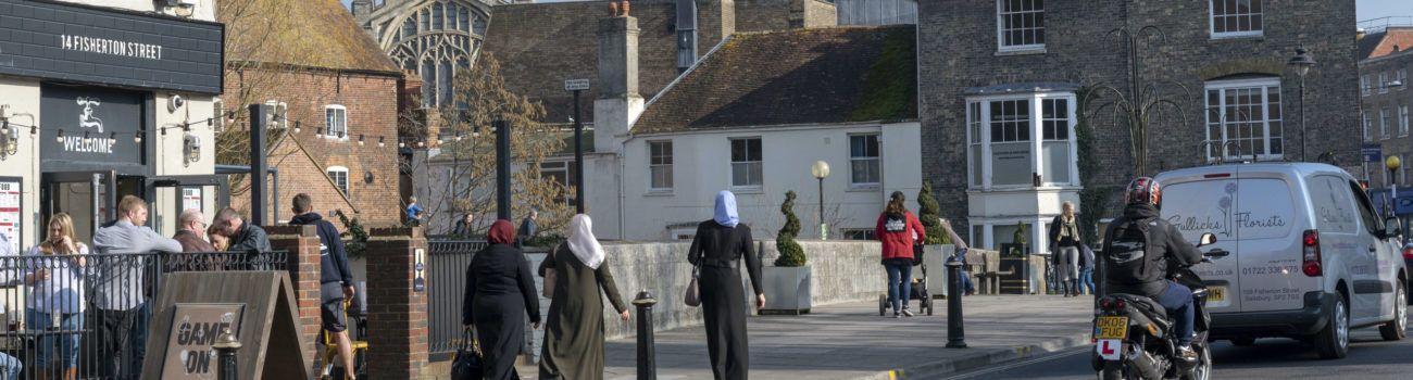 Muslim women on the street