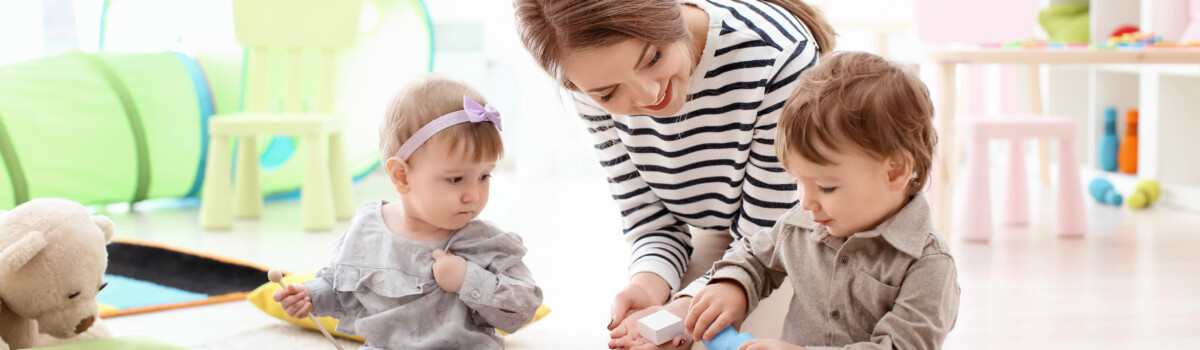 Childminder with children she is looking after