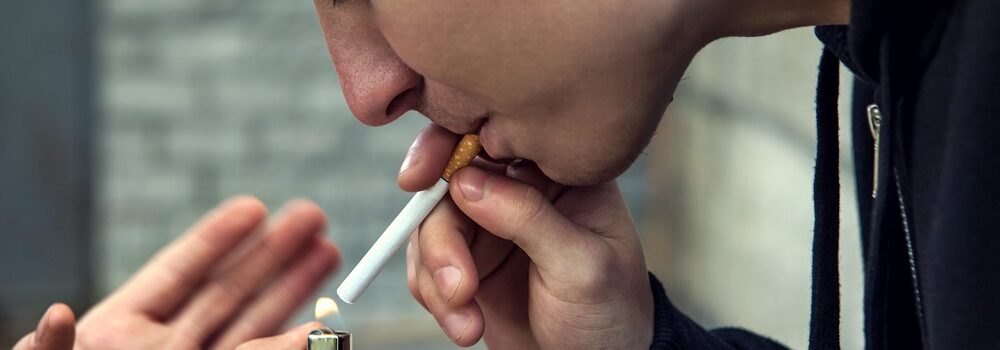 Young Man with Cigarette