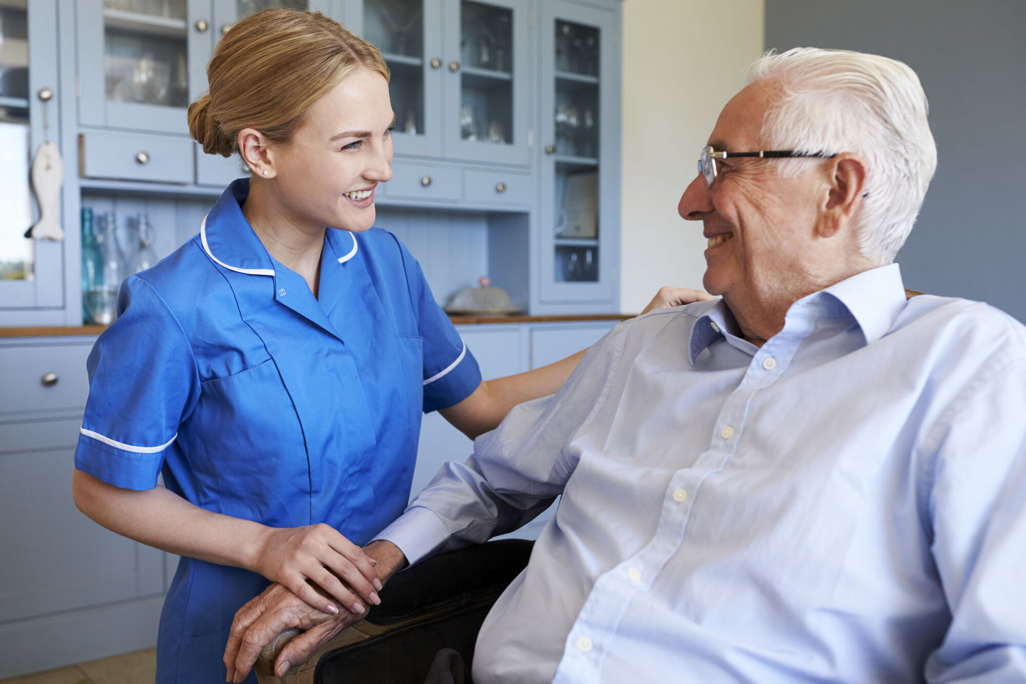 Carer Showing Person-centred Care Carer Showing Person-centred Care