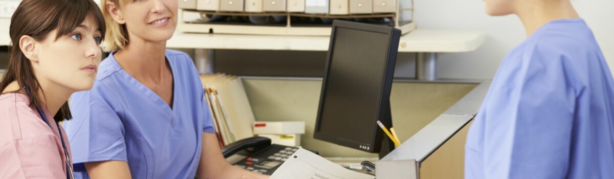 Nurses working together using good communication