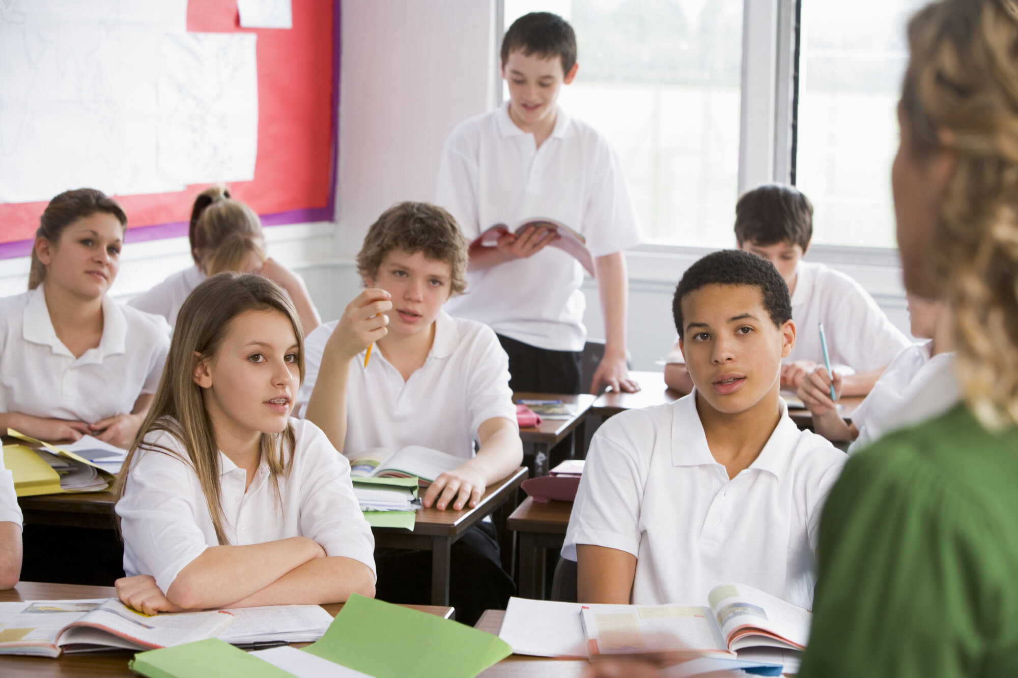 A high school lesson. A high school lesson.