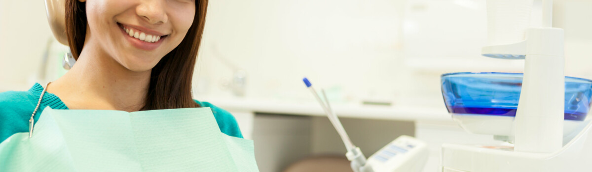 Dental patient in hospital