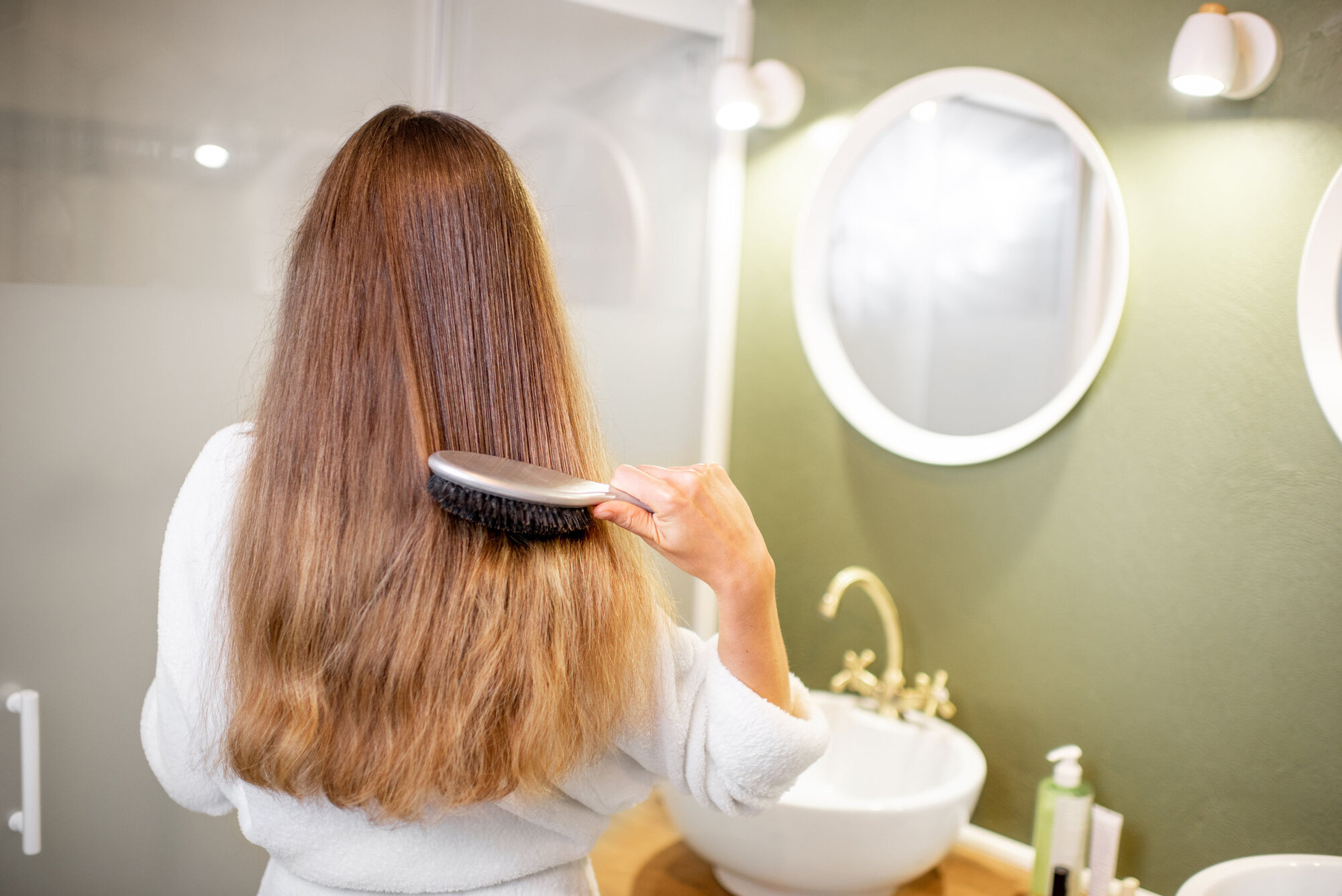 Brushing hair as a coping mechanism Brushing hair as a coping mechanism