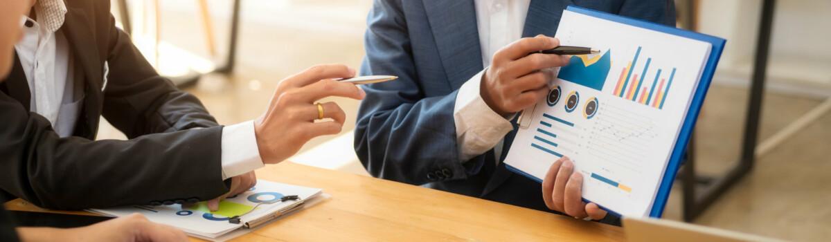 A meeting taking place about marketing