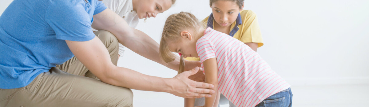 Man teaching first aid in schools