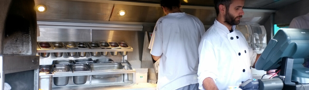 Safely Storing Food In A Burger Van