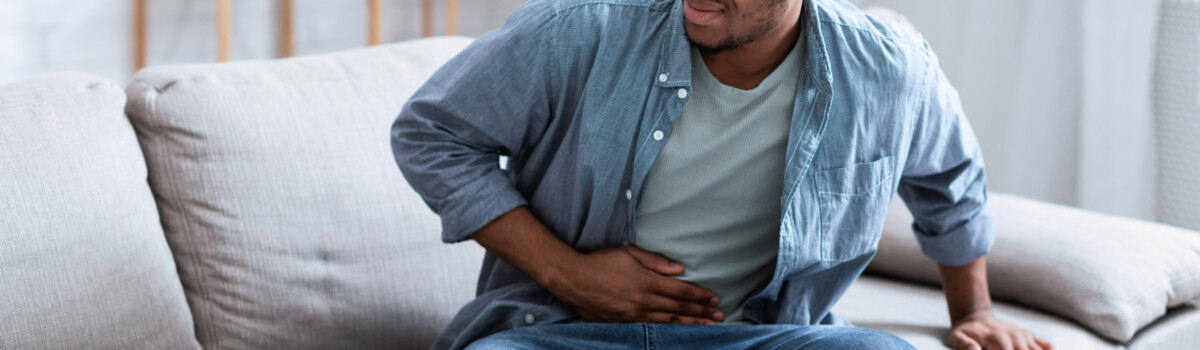 Man who has eaten contaminated food