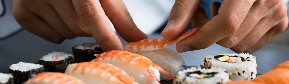 Chef preparing food