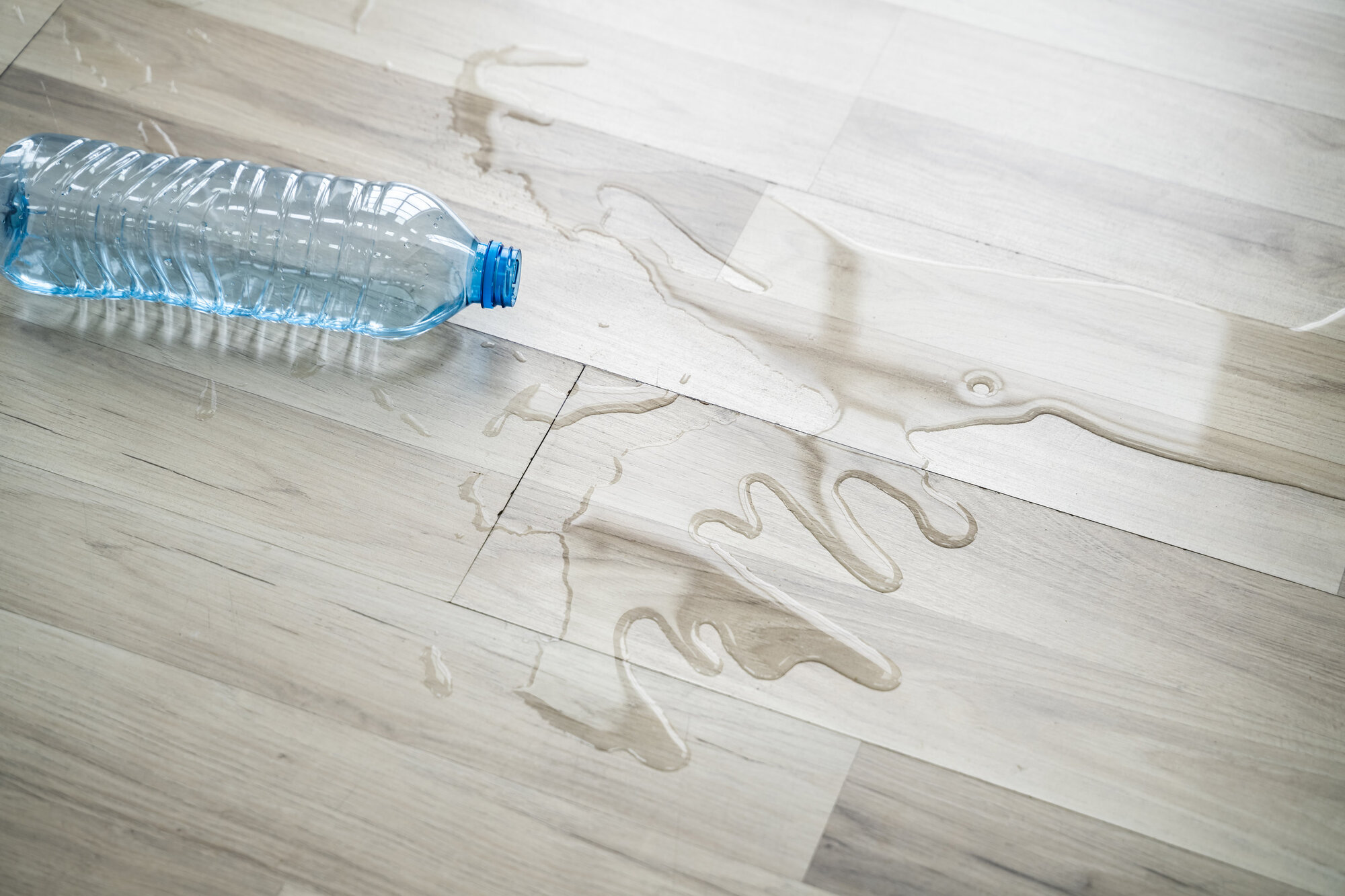 Water spill needing to be cleaned Water spill needing to be cleaned