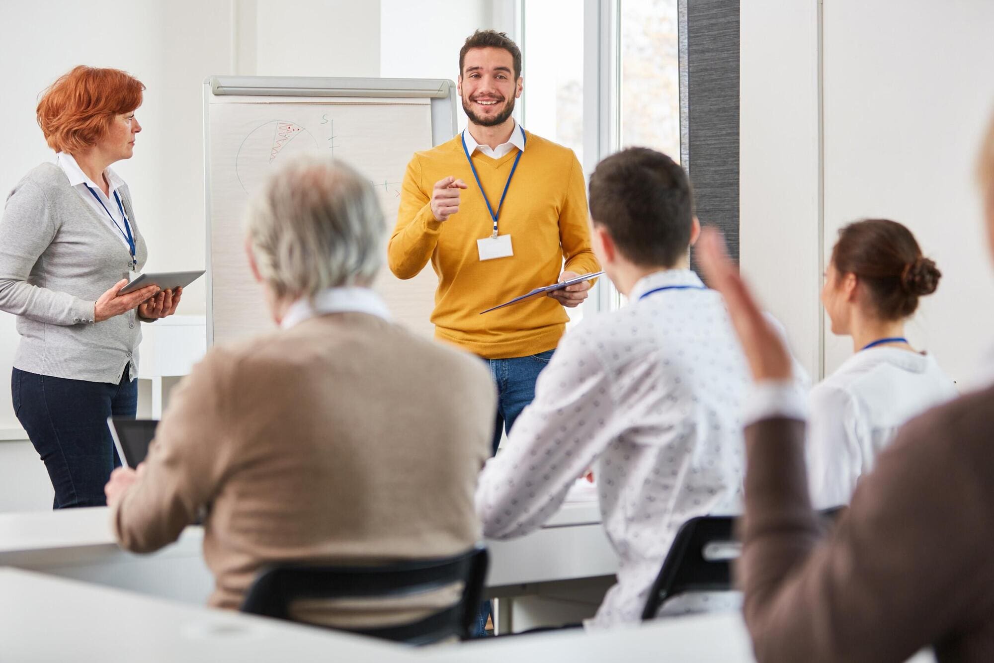 Taking training courses Taking training courses