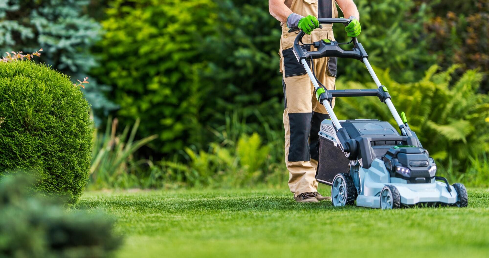 Hand held machine mower covered by PUWER Hand held machine mower covered by PUWER