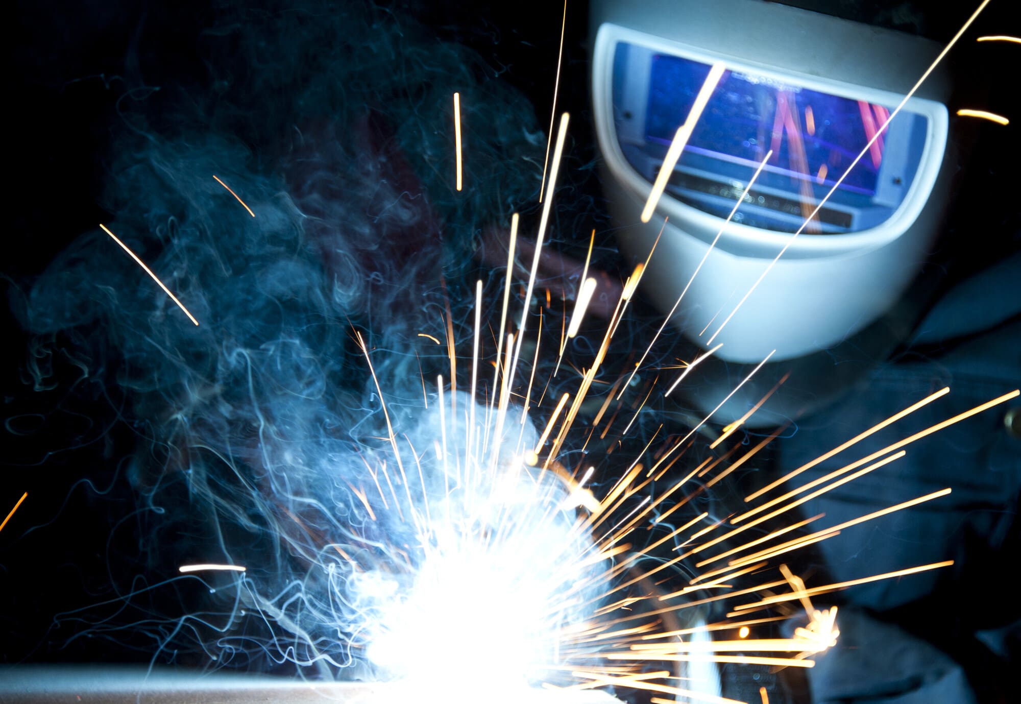 Welder Wearing PPE Welder Wearing PPE