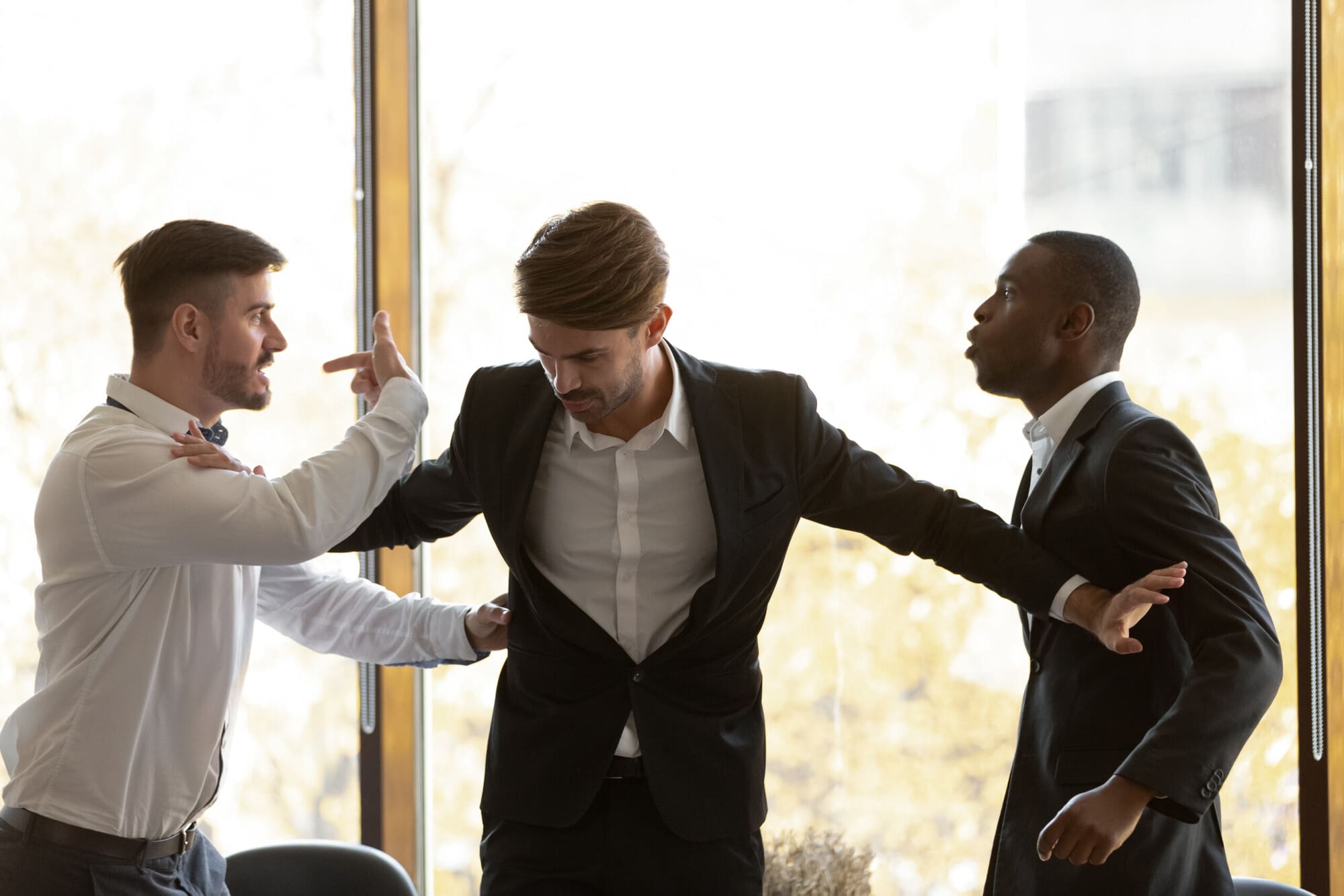 Anger between two colleagues at work Common triggers