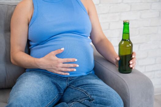 View of The Dangers of Alcohol Consumption During Pregnancy