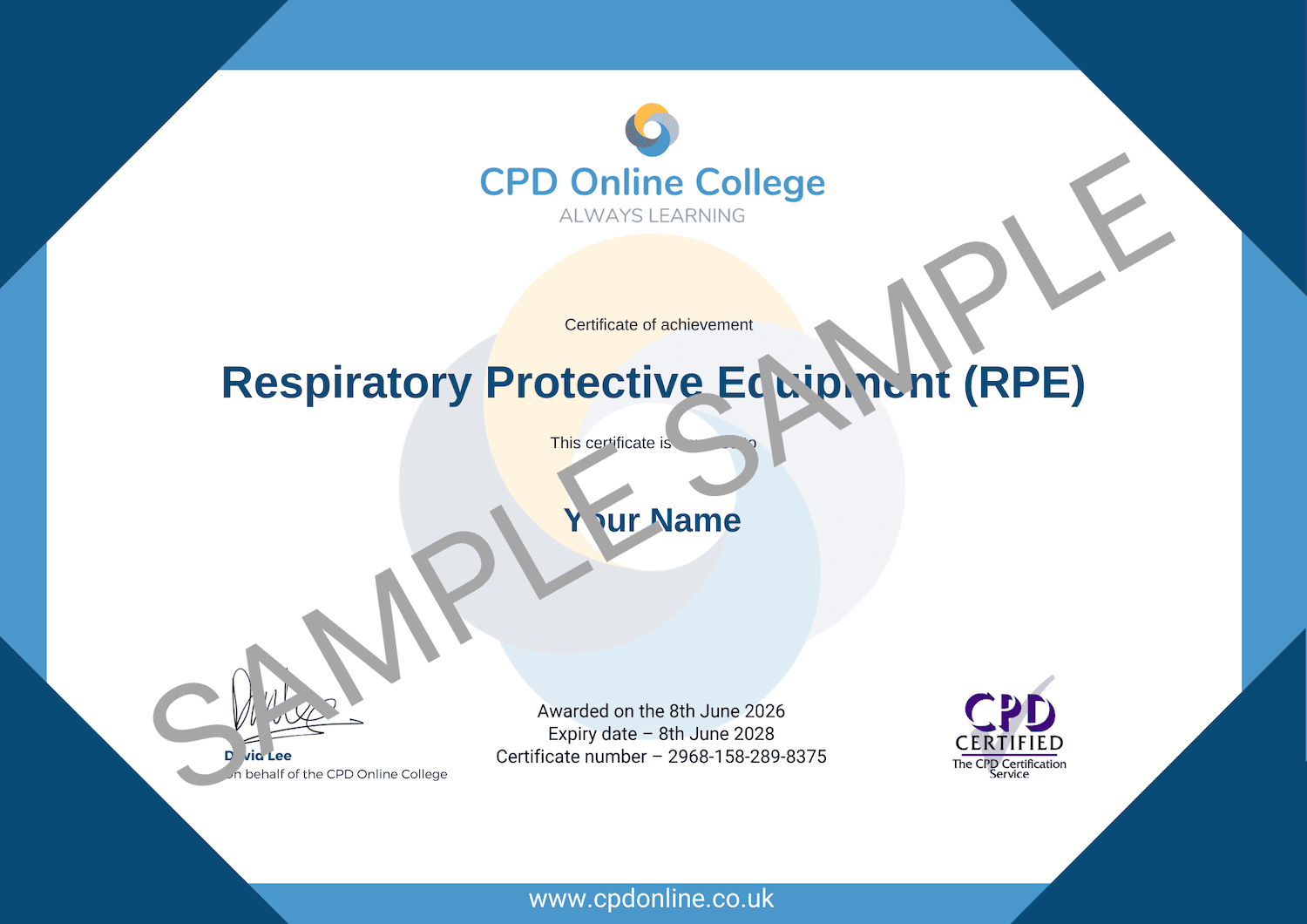 Types Or Rpe Respiratory Protective Equipment (RPE) | CPD Online College