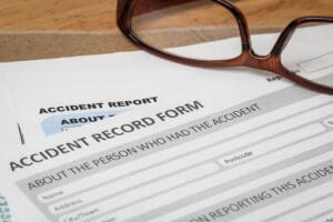 Accident report form checklist